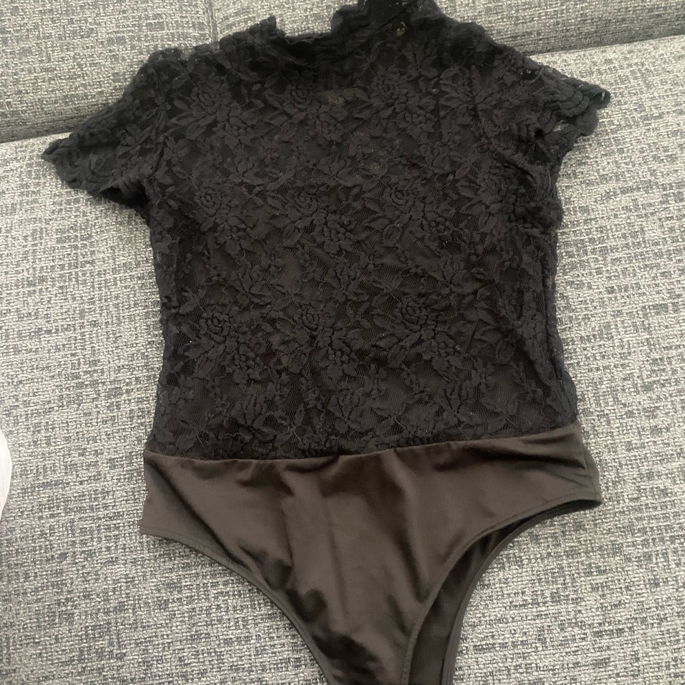 Black Lace Bodysuit